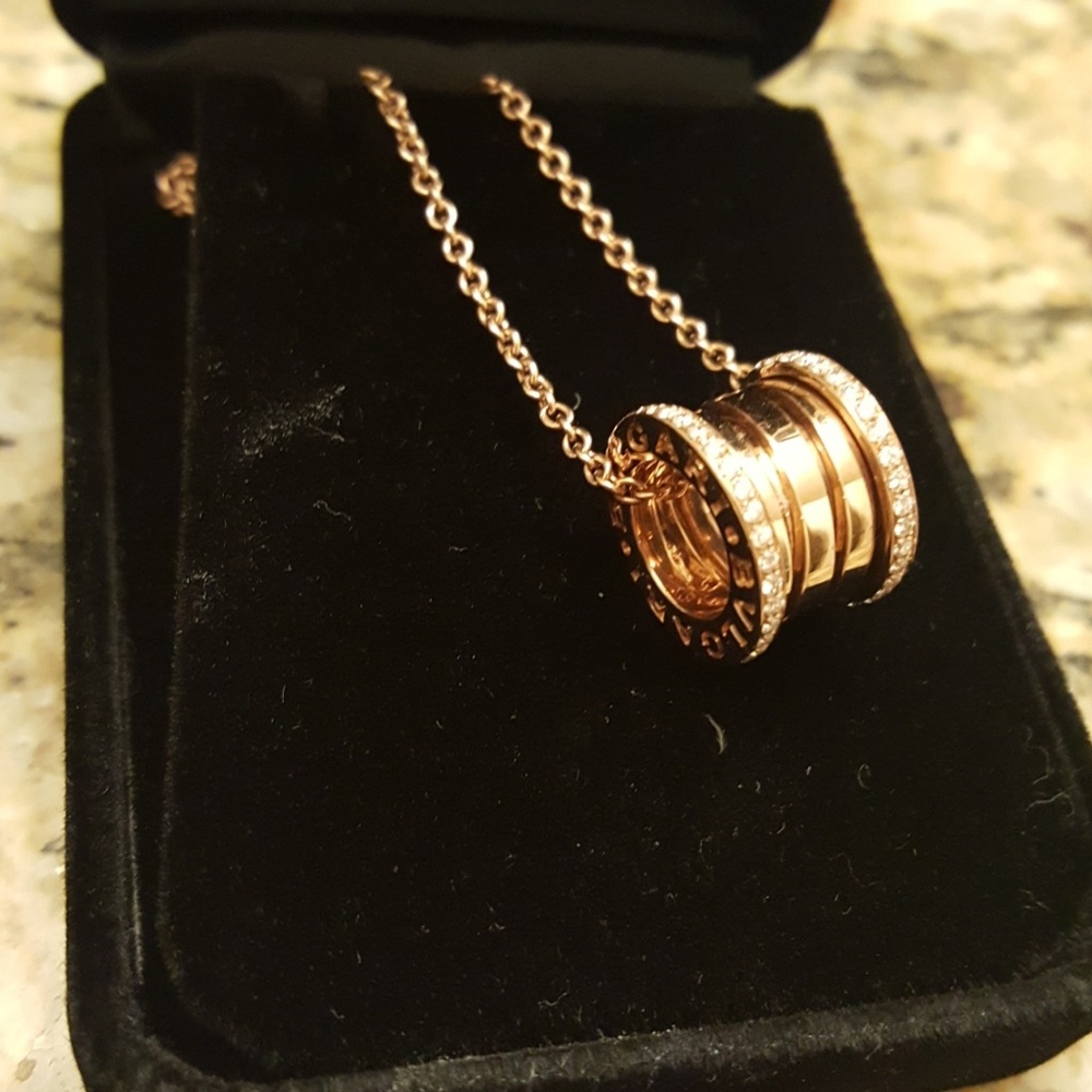 Bvlgari B.Zero 1 diamond necklace